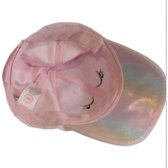 Pink Unicorn Embroidered Girls Toddlers Hook & Loop Adjustable Cap Hat - Picture 14 of 16